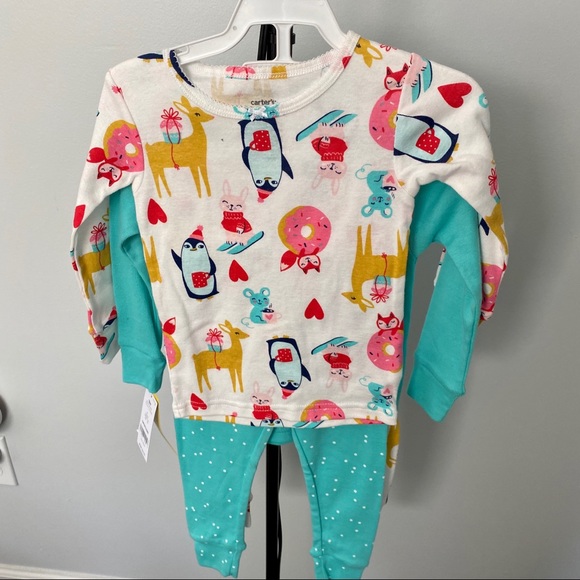 carters 18 month girl pajamas